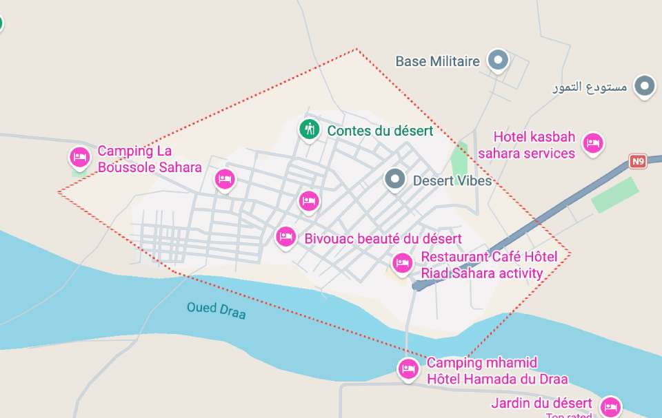 Sahra Map